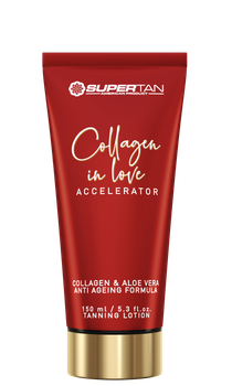 Крем для загара в солярии Supertan Collagen in Love активатор загара с коллагеном, супер омолаживающий эффект