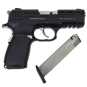 Стартовый пистолет KUZEY S-320#3 Black/Black Grips