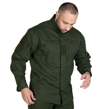 Китель тактичний польова статутна куртка для силових структур KOMBAT XXL Олива (OPT-23841)