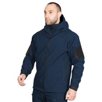 Куртка тактическая полевая износостойкая теплый верх для силовых структур XL Синий (OPT-35621)