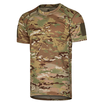 Футболка мужская тактическая полевая повседневная футболка для спецсужб (M) Multicam (OPT-8341)