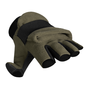 Перчатки тактические полевые универсальные рукавицы для охотников и силовых структур L Олива (OPT-9831)