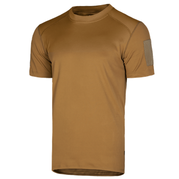 Футболка тактична чоловіча літня повсякденна футболка для силових структур XXL Койот (OPT-4921)