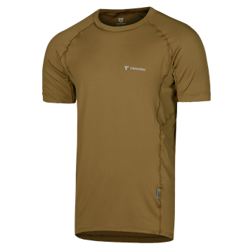 Футболка мужская тактическая полевая повседневная футболка для спецсужб (L) Койот (OPT-9331)
