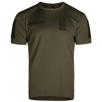 Футболка чоловіча тактична польова повсякденна футболка для спецсужб XXXL Оліва (OPT-6371)
