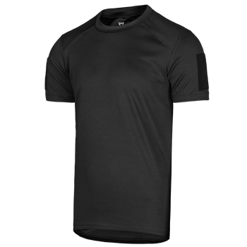Футболка чоловіча тактична польова повсякденна футболка для спецсужб (XL) Чорний (OPT-6561)