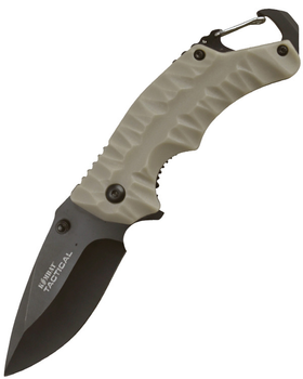 Ніж тактичний надійний розкладний ніж для охорони та спецслужб KOMBAT UK kb-lgsse985-coy койот (OPT-4381)