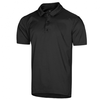 Поло футболка тактическая полевая повседневная футболка для силовых структур XL Черный (OPT-7681)
