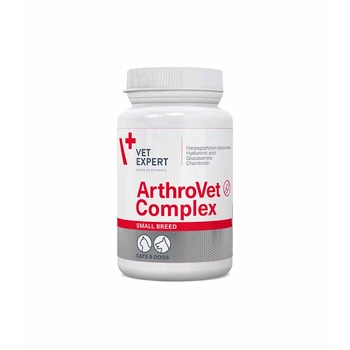 Капсули VetExpert ArtroVet Complex для собак дрібних порід і котів, для суглобів, 60 капсул