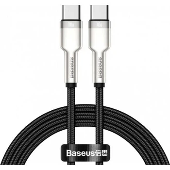 Кабель Baseus Cafule Metal Type-C to Type-C 100W (1m) Black (CATJK-C01)
