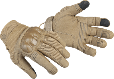 Тактичні рукавички Tru-spec 5ive Star Gear Hard Knuckle Impact As XL TAN499 (3839006) ($HL373633) - Уцінка