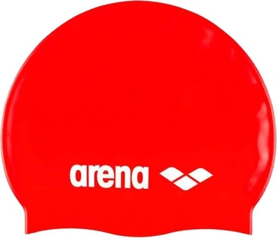 Шапка для плавания Arena CLASSIC SILICONE JR красный Дет OSFM 91670-044