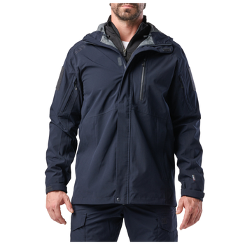 Куртка штормова 5.11 Tactical Force Rain Shell Jacket Dark Navy L (48362-724)