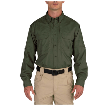 Сорочка тактична 5.11 Tactical Taclite Pro Long Sleeve Shirt TDU Green L (72175-190)