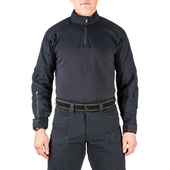 Сорочка тактична під бронежилет 5.11 Tactical XPRT Rapid Shirt Dark Navy 3XL (72090-724)