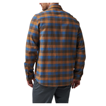 Сорочка тактична 5.11 Tactical Lester Long Sleeve Shirt Cobalt Blue Plaid XL (72532-044)