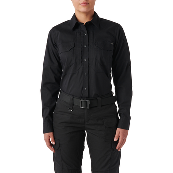 Рубашка тактическая женская 5.11 Tactical Women’s ABR Pro Long Sleeve Shirt Black M (62420-019)