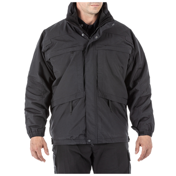 Куртка тактическая демисезонная 5.11 Tactical 3-in-1 Parka Black 4XL (28001-019)