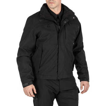 Куртка тактична демісезонна 5.11 Tactical 5-in-1 Jacket 2.0 Black L (48360-019)