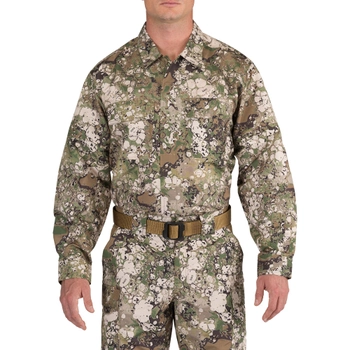 Сорочка тактична 5.11 Tactical GEO7 Fast-Tac TDU Long Sleeve Shirt Terrain XL (72465G7-865)