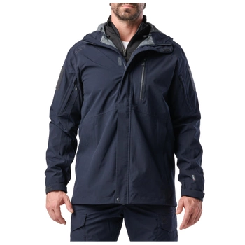 Куртка штормова 5.11 Tactical Force Rain Shell Jacket Dark Navy XL (48362-724)
