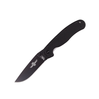 Нож складной Ontario Knife Company RAT I Folder Black True Black (O8846)