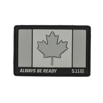 Нашивка 5.11 Tactical Canada Flag Patch Charcoal (81209-018)