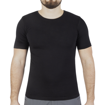 Футболка однотонна (2 шт в комплекті) Sturm Mil-Tec Top Gun T-Shirt Slim Fit Black 2XL (11230002)