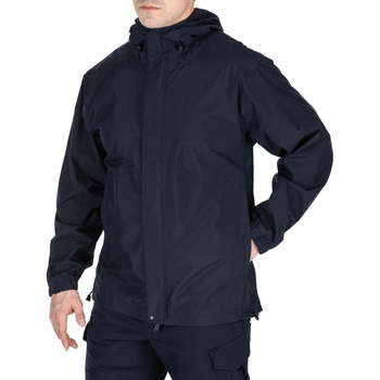 Куртка штормова 5.11 Tactical Duty Rain Shell Dark Navy 2XL (48353-724)
