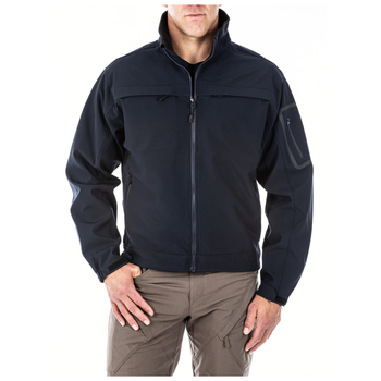 Куртка тактична для штормової погоди 5.11 Tactical Chameleon Softshell Jacket Dark Navy S (48099INT-724)