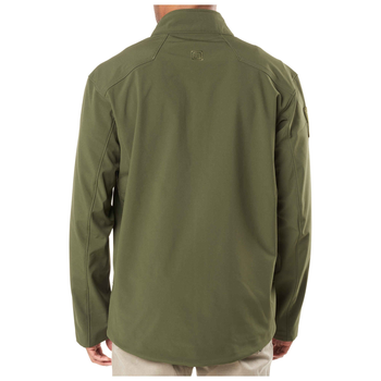 Куртка тактична для штормової погоди 5.11 Tactical SIERRA SOFTSHELL Moss 2XL (78005-191)