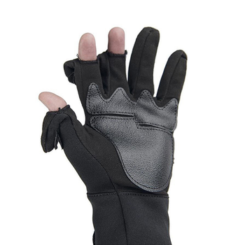Рукавички тактичні Sturm Mil-Tec Neoprene/Amaro Shooting Gloves Black M (11657002)