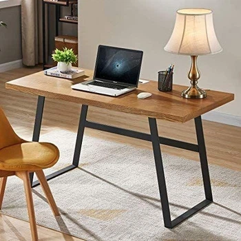 Дизайнерский Письменный компьютерный стол Loft Design 120x60x75h Черный/Дерево ATL728