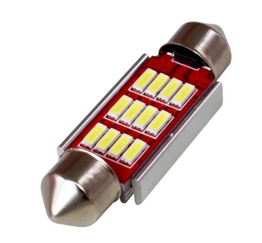 Светодиодная лампа C5W Festoon 12SMD 4014 Autoexpect 12V 36мм Белый (00734)