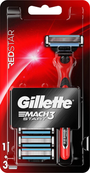 Maszynka do golenia dla mężczyzn Gillette Mach3 Start 3 wkłady (7702018616527)