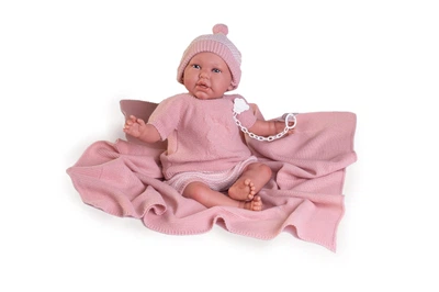 Пупс Mi primer Reborn Daniela con toquilla 52 см ANTONIO JUAN (81055)