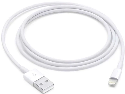 Кабель зарядки для iPhone длиной 1.5 метра с разъемом Apple Lightning to USB для айфона 1.5M шнур для iPad Cable IOS White