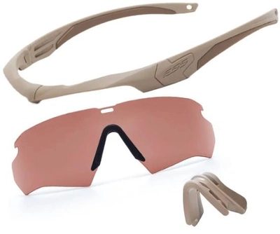 Балістичні окуляри ESS Crossbow Terrain Tan w/Copper One Kit
