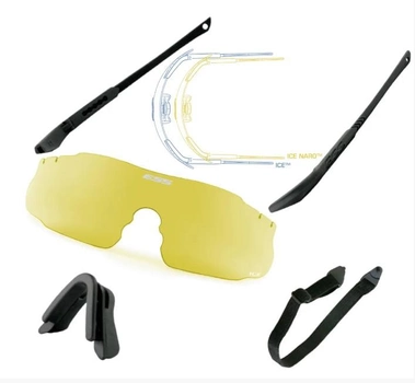 Баллистические очки ESS ICE NARO Hi-Def Yellow Lens One Kit