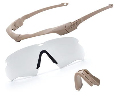 Балістичні окуляри ESS Crossbow Suppressor Terrain Tan One Kit w/Clear