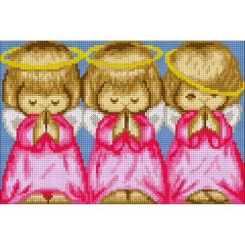 Алмазна мозаїка "Майже ідеальний (рожевий)" Алмазна мозаїка 30x20см DM-358