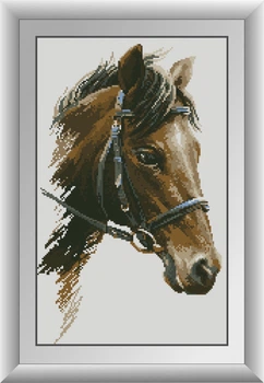 Алмазна мозаїка "Кінь" Dream Art в коробці 30242