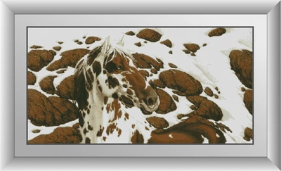 Алмазна мозаїка "Мустанг" Dream Art в коробці 30965