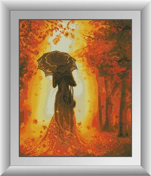 Алмазна мозаїка "Осіння мелодія" Dream Art в коробці 30643