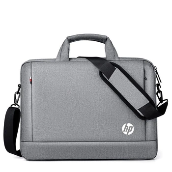 Сумка для ноутбука противоударная 15,6"-17" hp Серая ( код: IBN017S2 )