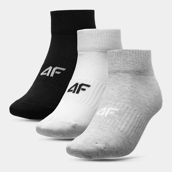 Набор носков 4F Socks Cas F198 4FAW23USOCF198-90S 39-42 3 пары Разноцветный (5904698392612)