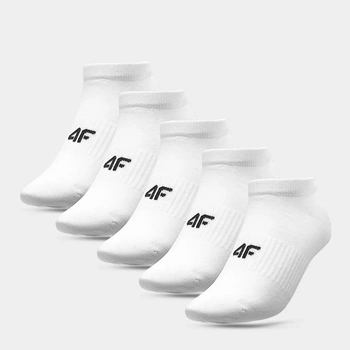 Набор носков 4F Socks Cas F214 4FWAW23USOCF214-10S 35-38 5 пар Белый (5904698436033)