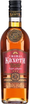 Грузинський бренді "Шато Кахеті" 3* 0.25 л 40% (4860104150164)