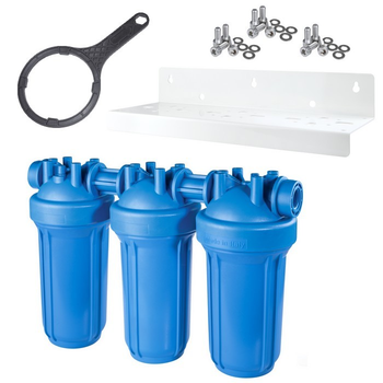 Корпус фильтра Atlas Filtri DP BIG TRIO AB 1" IN 10" KIT (ZA1703712)