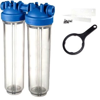 Корпус фильтра Atlas Filtri DP BIG DUO TS 1 1/2" IN 20" KIT (ZA1802911)